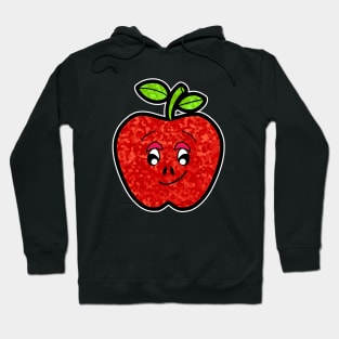 FUNNY Food Cute Red Apple Fruit Lover Hoodie